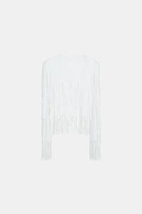 VESTE FRANGES PAILLETTES ZW COLLECTION