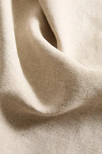 SET OF CHRISTMAS GREEN LEAF LINEN NAPKINS (SET OF 2)