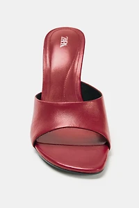 CHAUSSURES COMPENSÉES EN CUIR