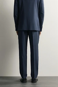 PLAID SUIT REGULAR FIT PANTS