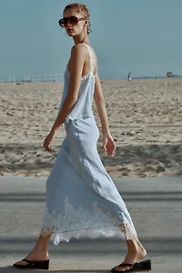 LACE MIDI SKIRT