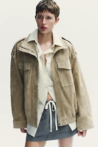 VESTE EN DAIM