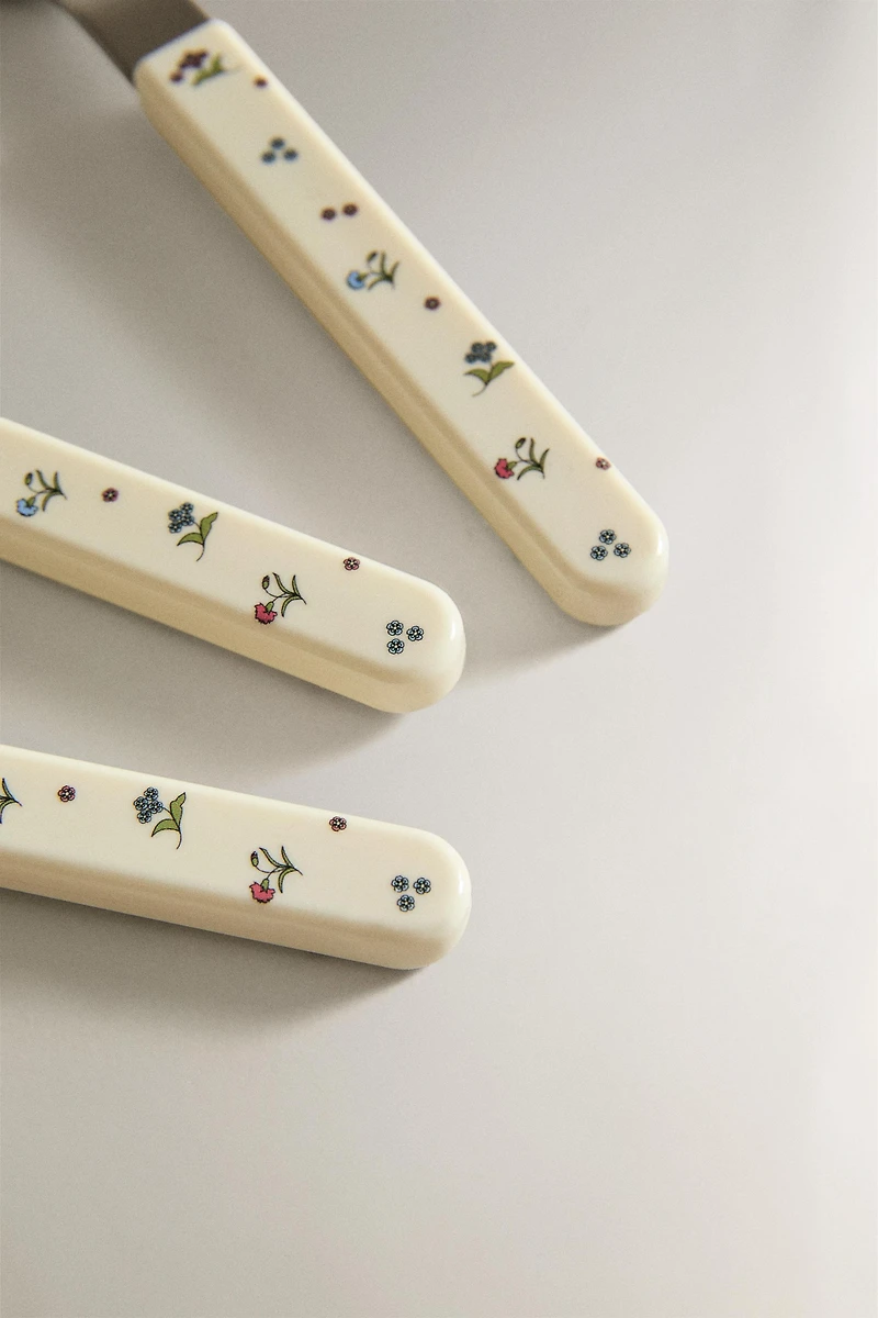 ENSEMBLE COUVERTS ENFANT FLORAL