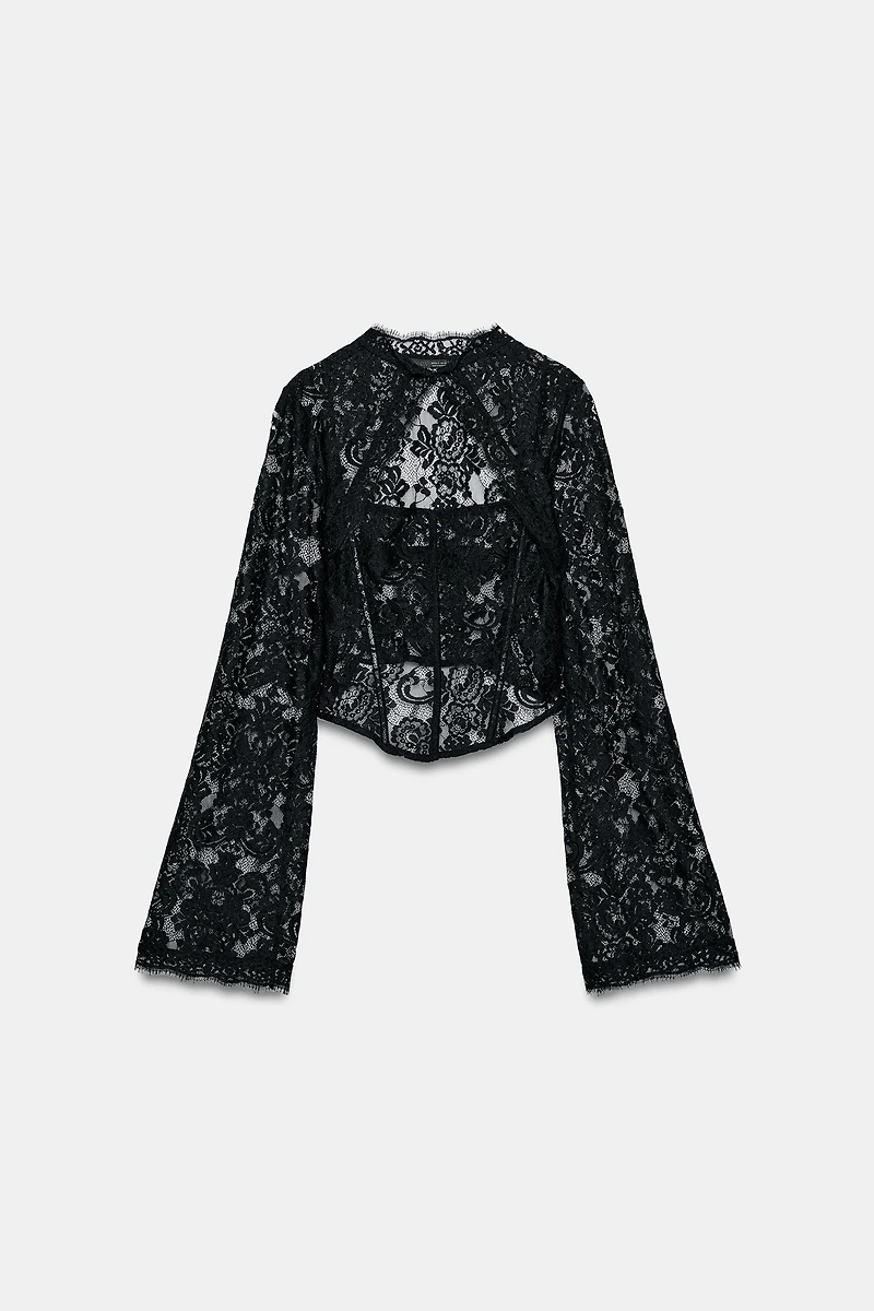 LACE CORSET TOP
