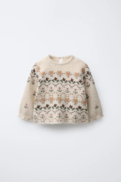PULL EN MAILLE JACQUARD
