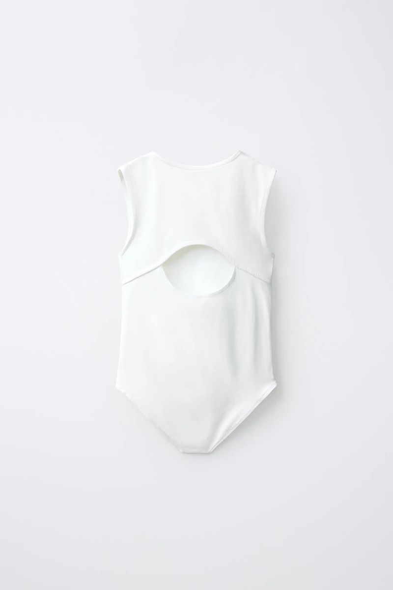 BODY EN POLYAMIDE CUT OUT
