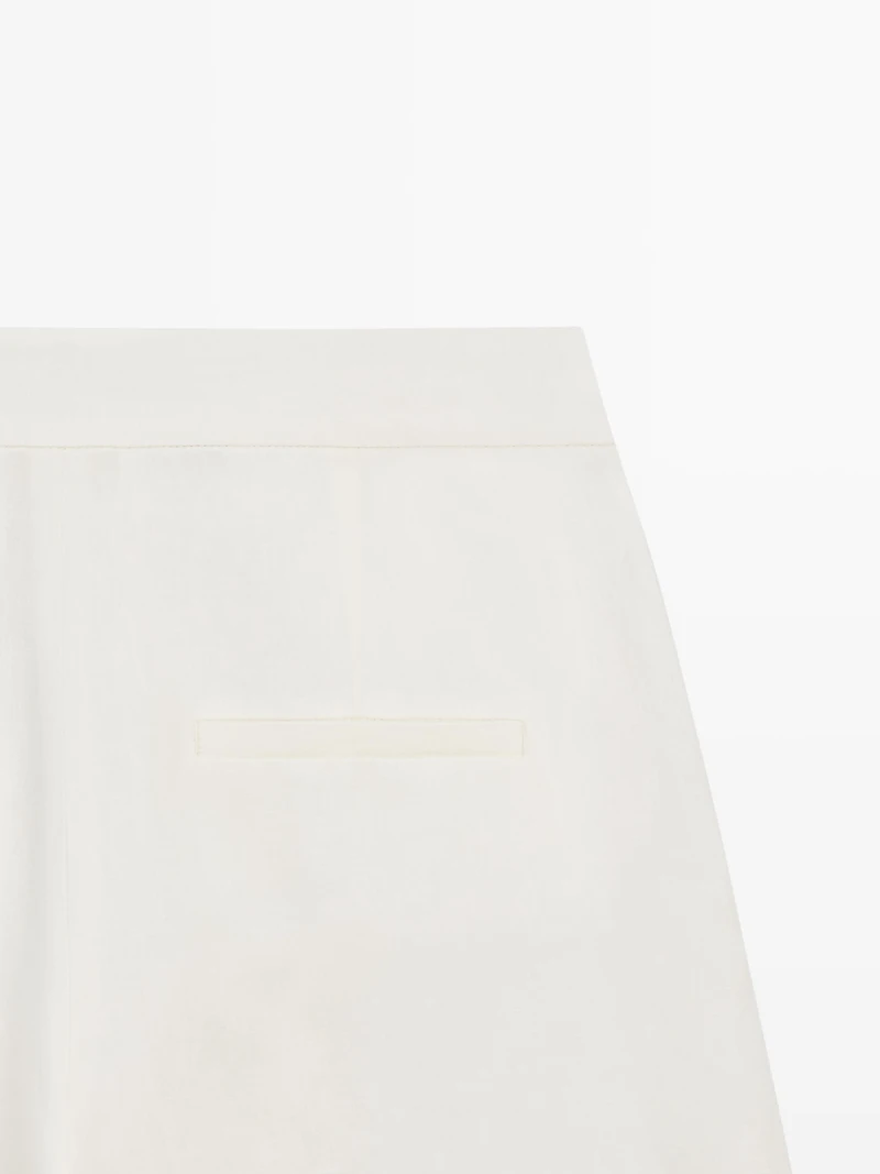 Pantalon barrel en lin