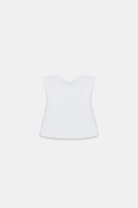 TOP BANDEAU DÉCOLLETÉ CŒUR