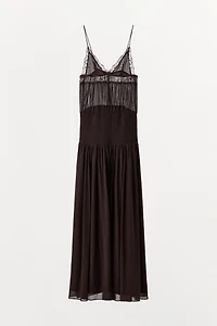 LACE STRAP DRESS