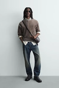 ABSTRACT JACQUARD JUMPER