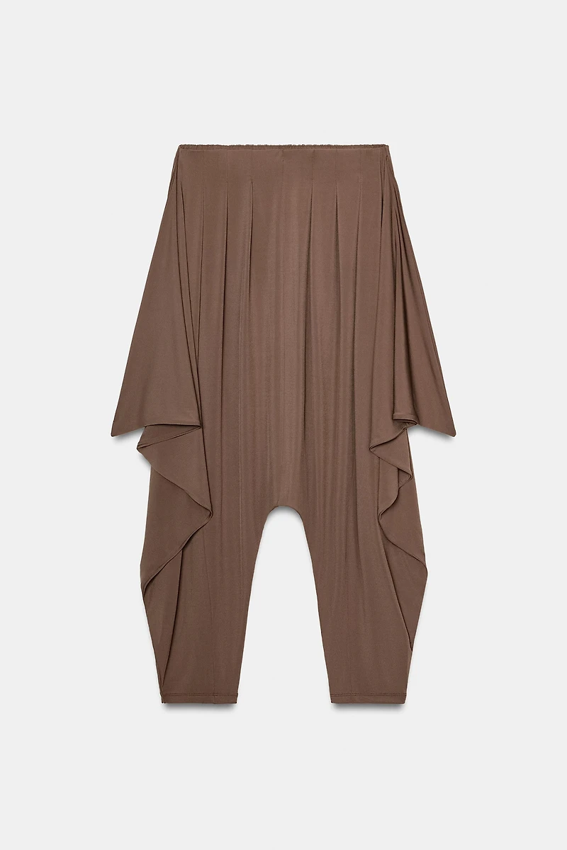 ASYMMETRIC FLOWY BAGGY PANTS