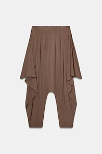ASYMMETRIC FLOWY BAGGY PANTS