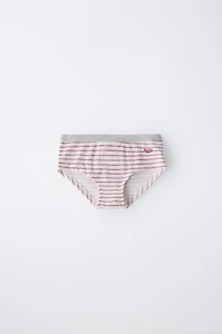 AGES 6-14 / SIX-PACK OF STRIPED UNDERWEAR