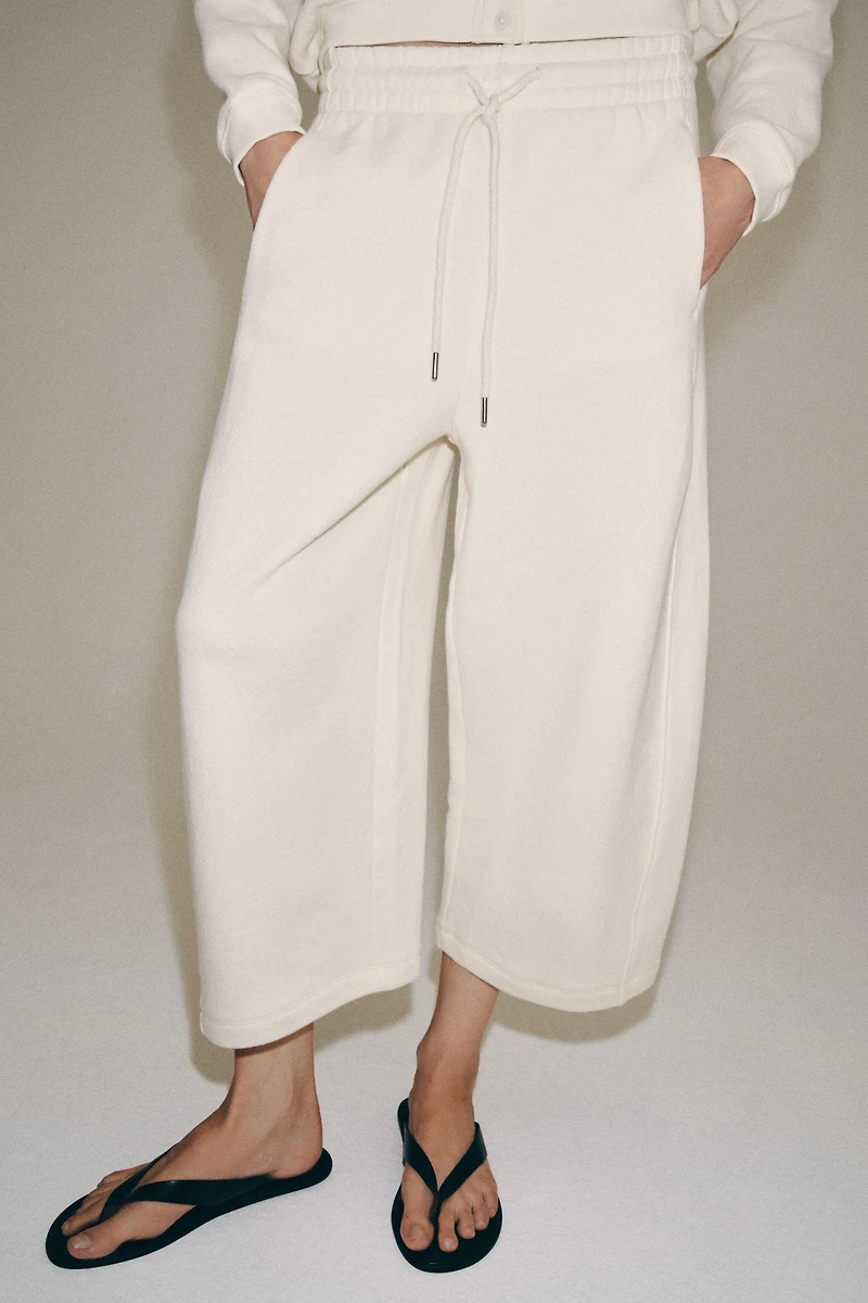 COTTON CULOTTE PANTS