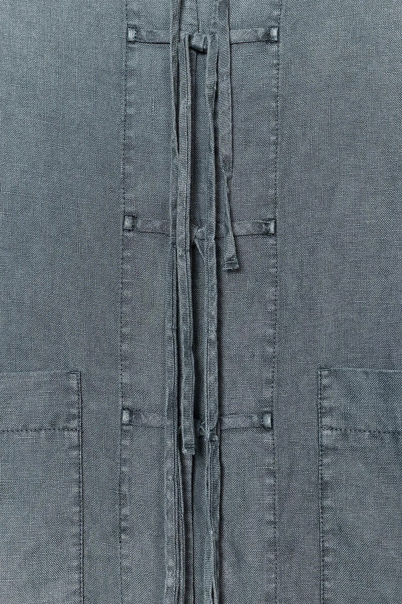 TIED LINEN JACKET ZW COLLECTION