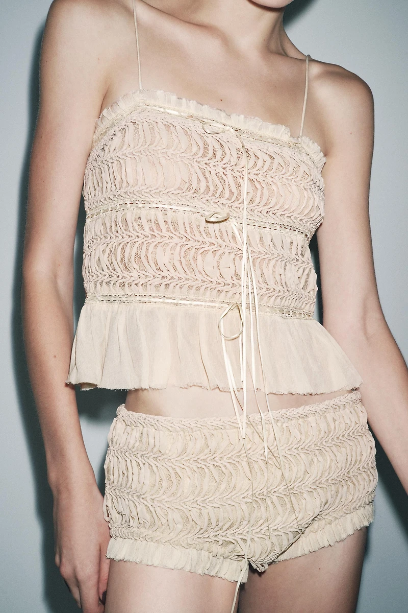 COMBINATION TEXTURED TOP
