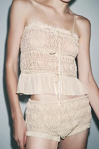 COMBINATION TEXTURED TOP