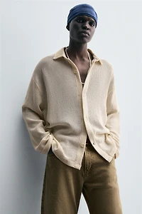 OPEN WEAVE SHIRT