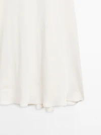 Satin camisole midi dress