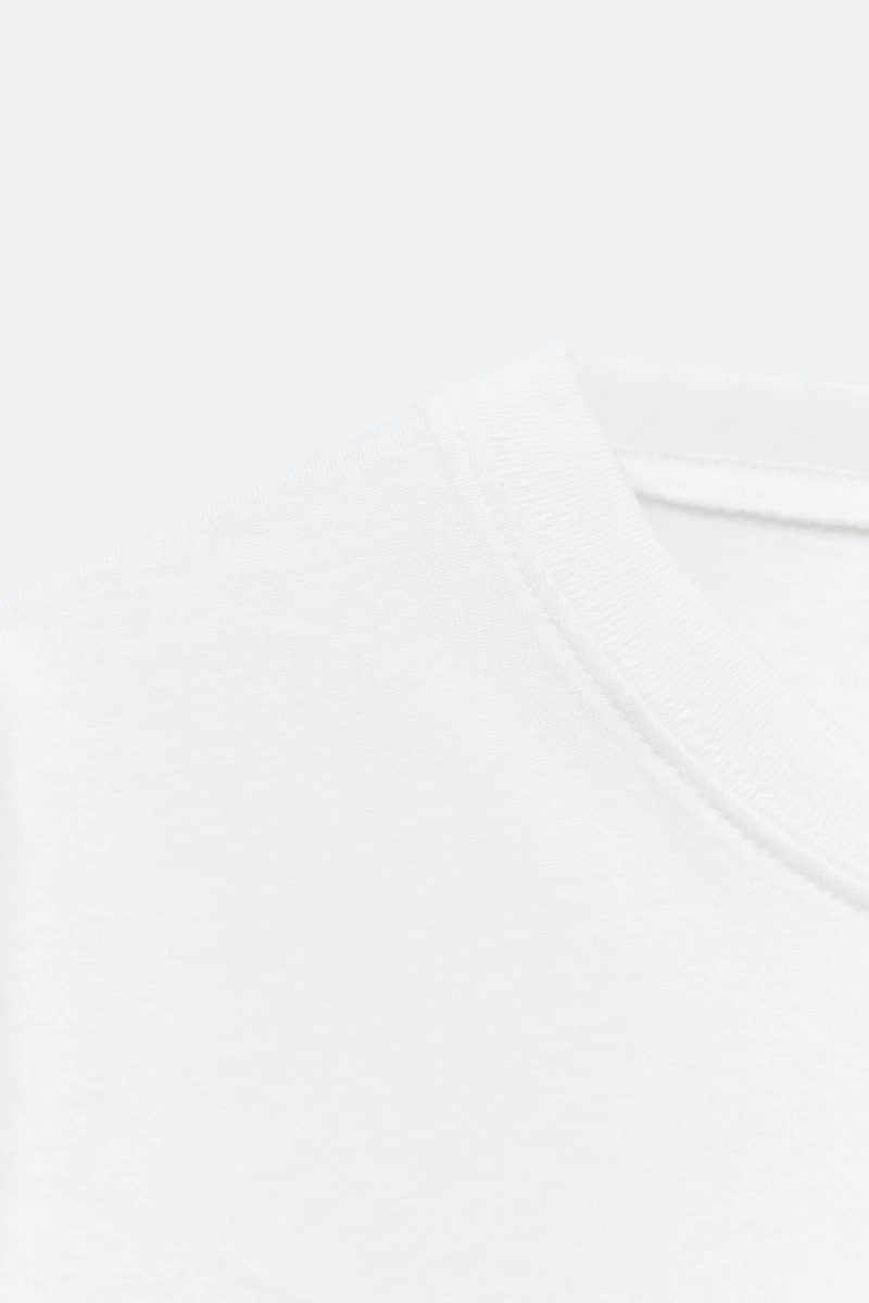 T-SHIRT BASIQUE EN COTON