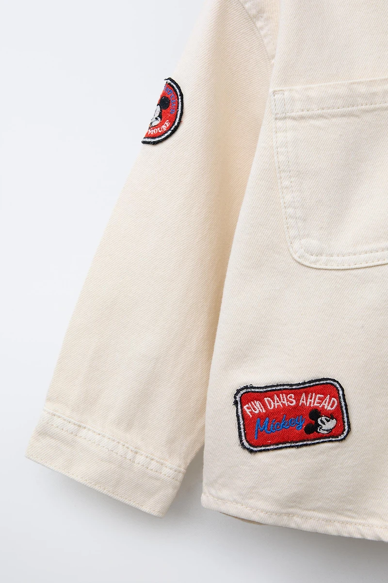 MICKEY MOUSE © DISNEY TWILL PATCHES OVERSHIRT