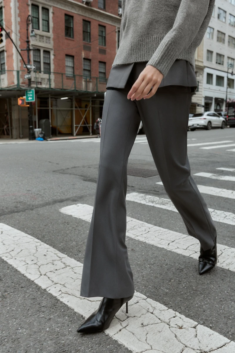 SLIT FLARE PANTS