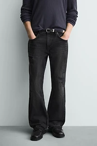 RIPPED FLARE FIT JEANS