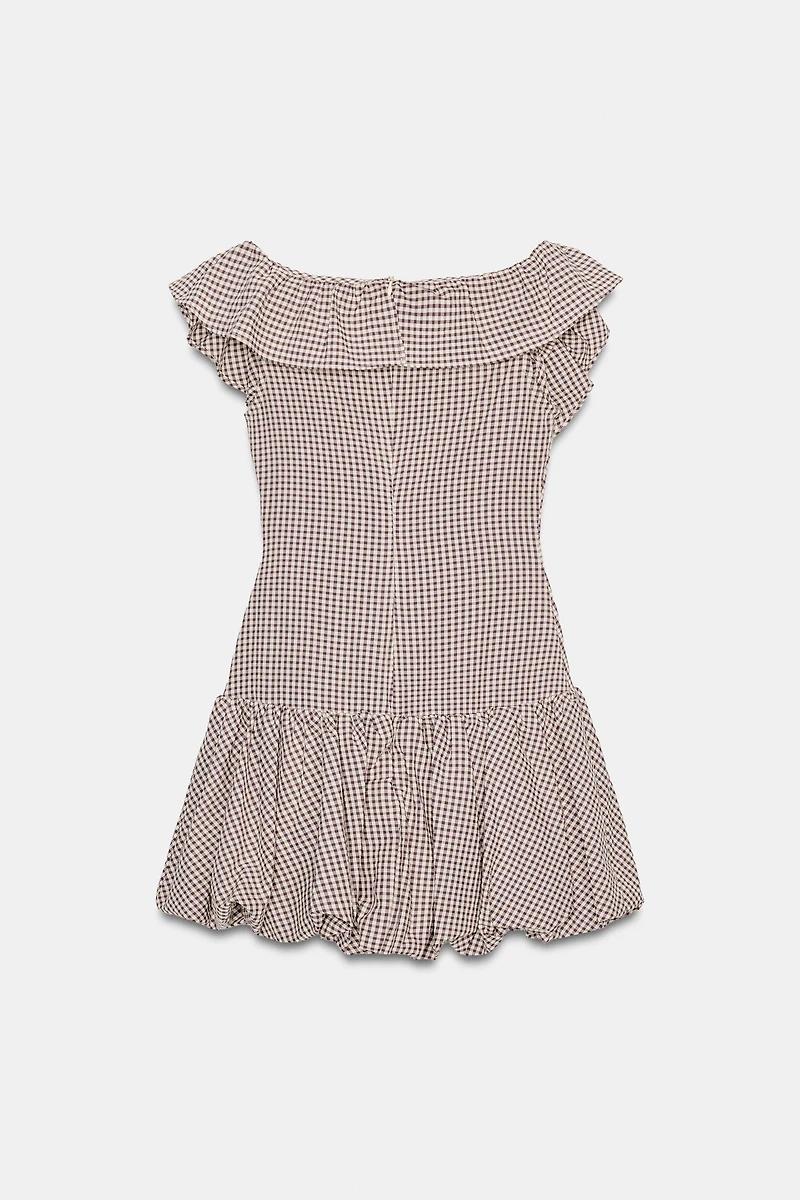 GINGHAM JUMPSUIT DRESS