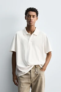 POLO DÉLAVÉ REGULAR FIT