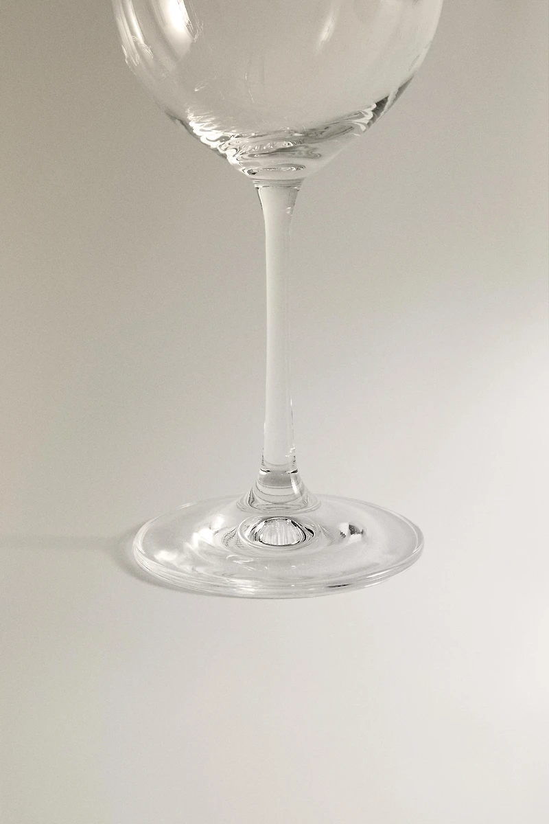 ENGRAVED CHRISTMAS WINE GLASS