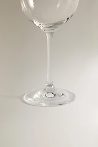 ENGRAVED CHRISTMAS WINE GLASS