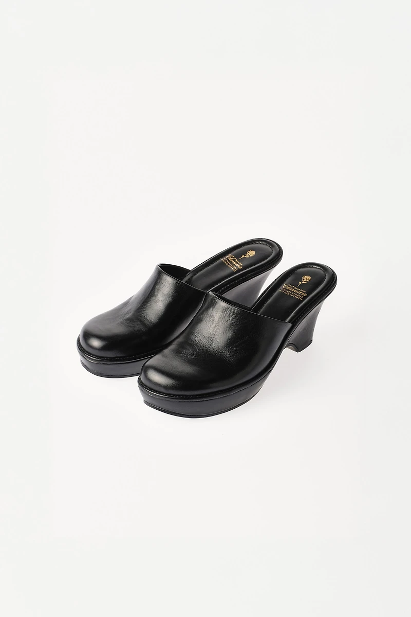 WILLY CHAVARRIA X ZARA LEATHER CLOGS
