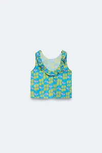 2-14 YEARS/ LIMITED EDITION FLORAL PRINT TOP