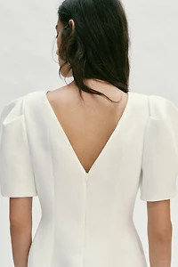 TOP À MANCHES BOUFFANTES