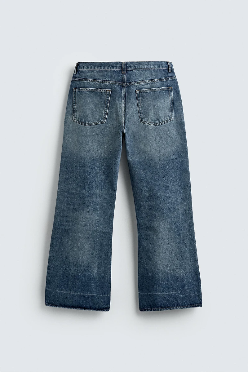 WIDE FLARE FIT JEANS