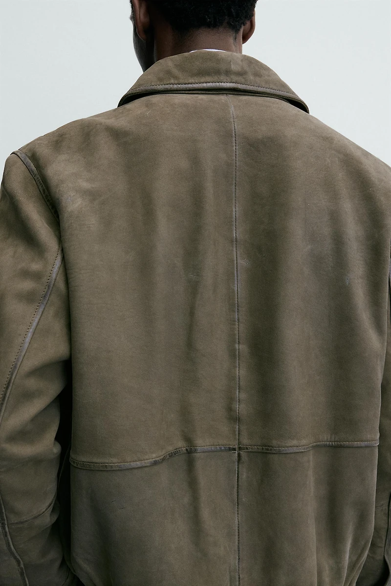 SUEDE LEATHER JACKET