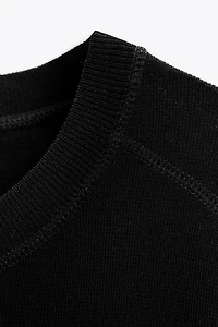 OVERSIZED BASIC KNIT TOP