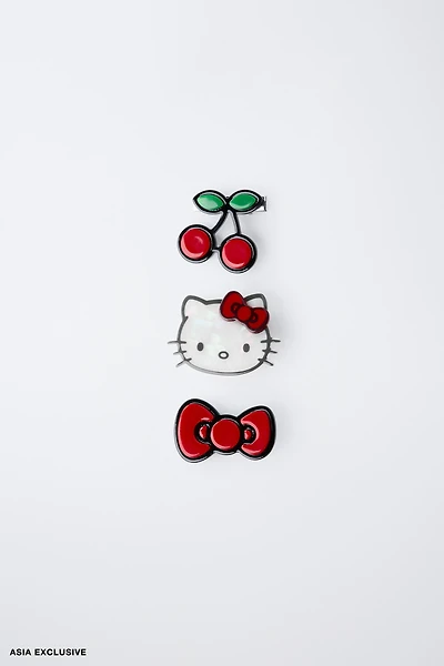 PACK OF THREE HELLO KITTY © SANRIO HAIR CLIPS