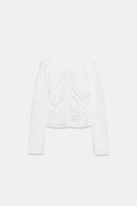 CHEMISE VOLANTS BIMATIÈRE