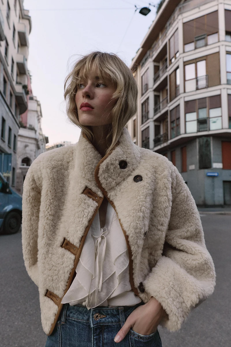 REVERSIBLE DOUBLE-FACED JACKET