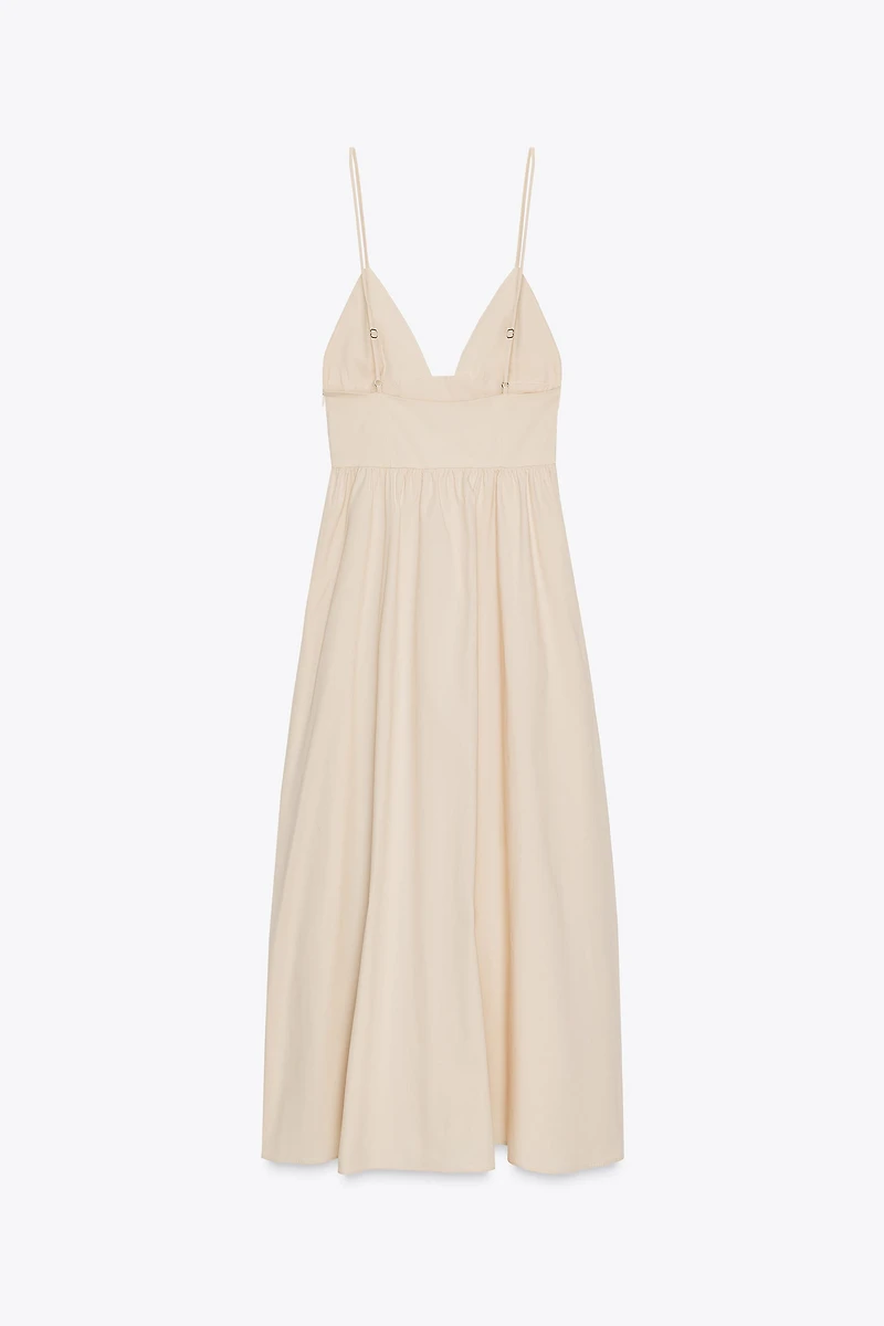 ROBE MIDI EN POPELINE
