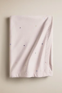 KIDS' HEART PRINT BLANKET