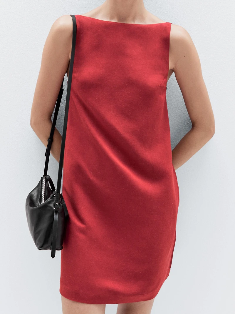Small nappa leather bag