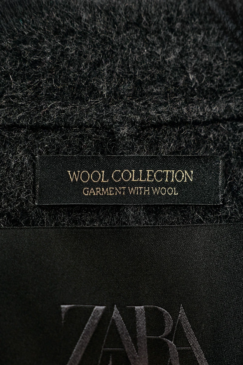 DOUBLE BREASTED WOOL BLEND BLAZER ZW COLLECTION