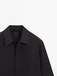 100% cotton overshirt