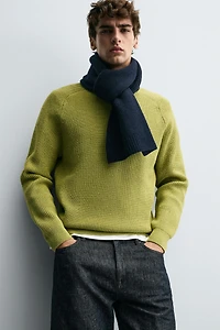 RIBBED TEXTURED SWEATER