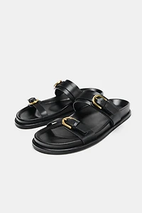 BUCKLED SANDALS