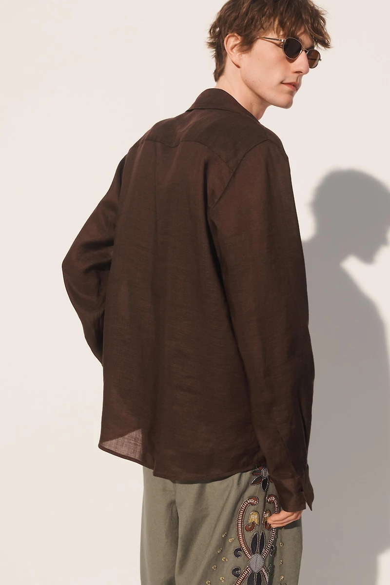 RAMIE - LYOCELL RELAXED FIT POLO SHIRT