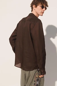 RAMIE - LYOCELL RELAXED FIT POLO SHIRT