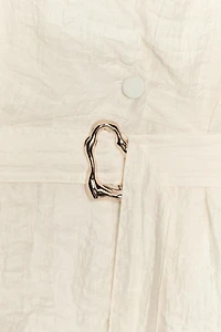 BELTED TOP WITH BUCKLE